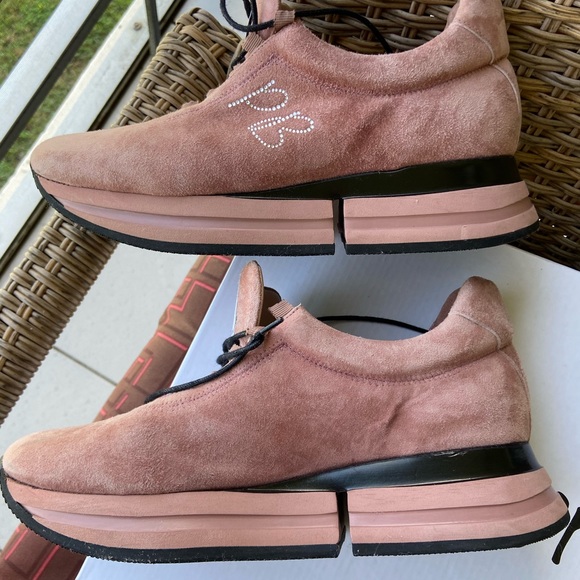 Pretty Ballerina Ladies Sneakers blush pink size 9 - Picture 3 of 8